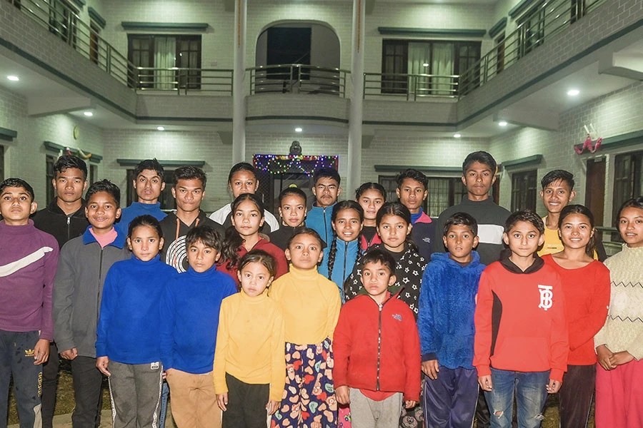 Children at Happy Home in Dec 2022